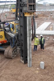 Precast driven piling